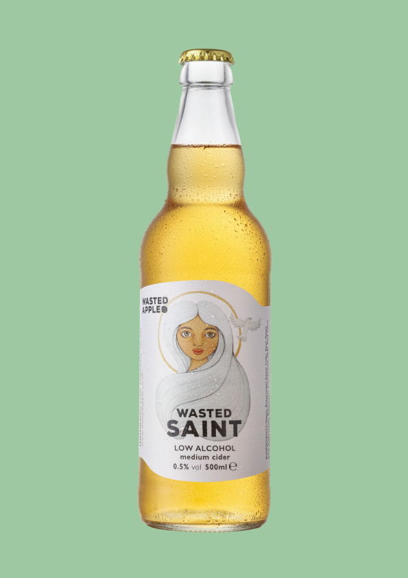 WASTED SAINT - Low Alcohol Medium Cider - 12 x 500ml
