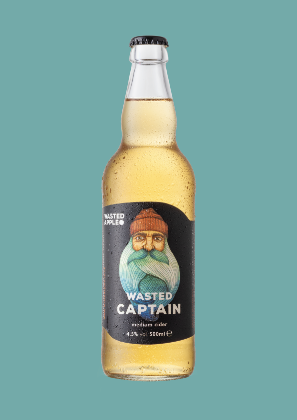 WASTED CAPTAIN - Medium Cider - 12 x 500ml