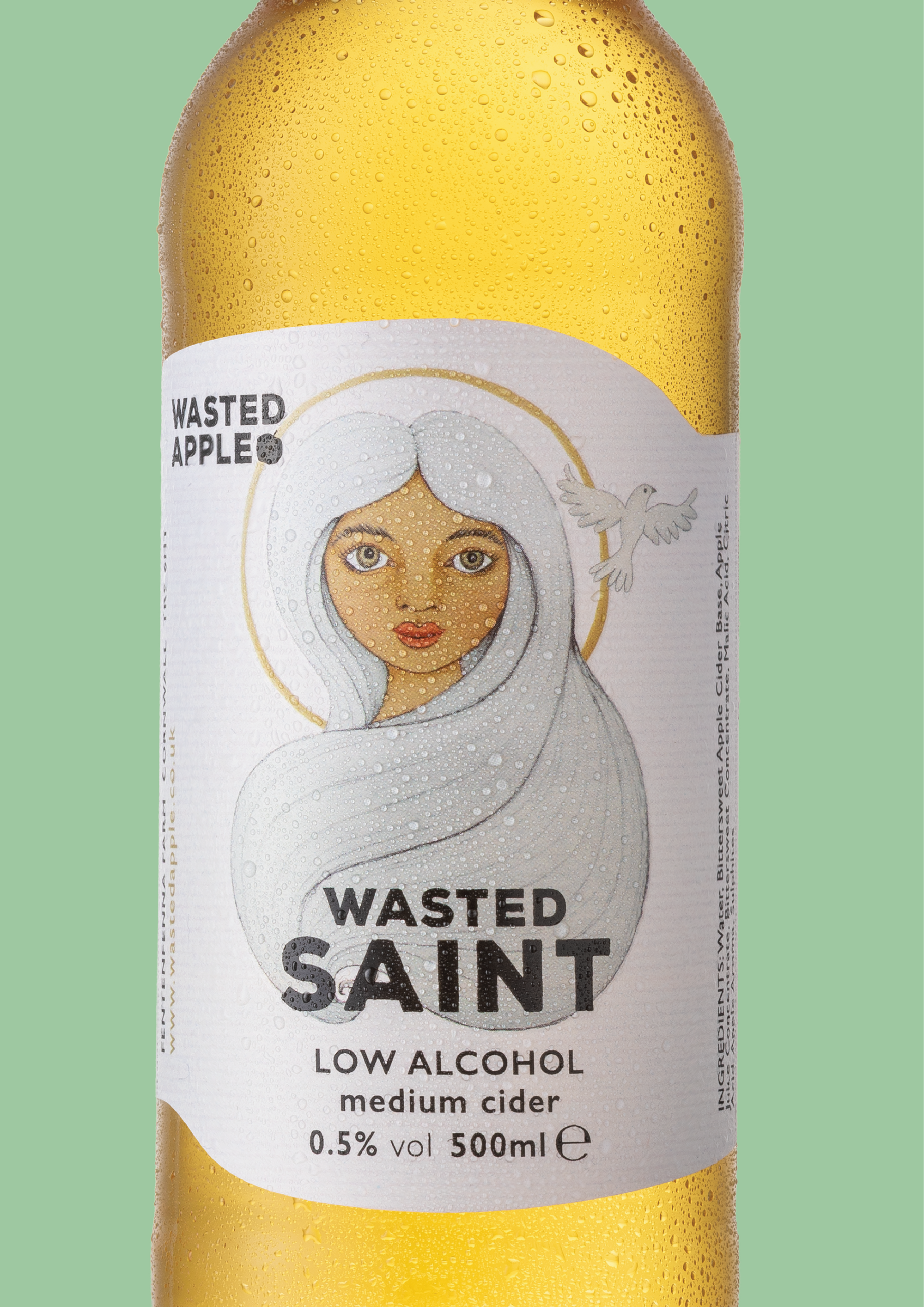 WASTED SAINT - Low Alcohol Medium Cider - 12 x 500ml