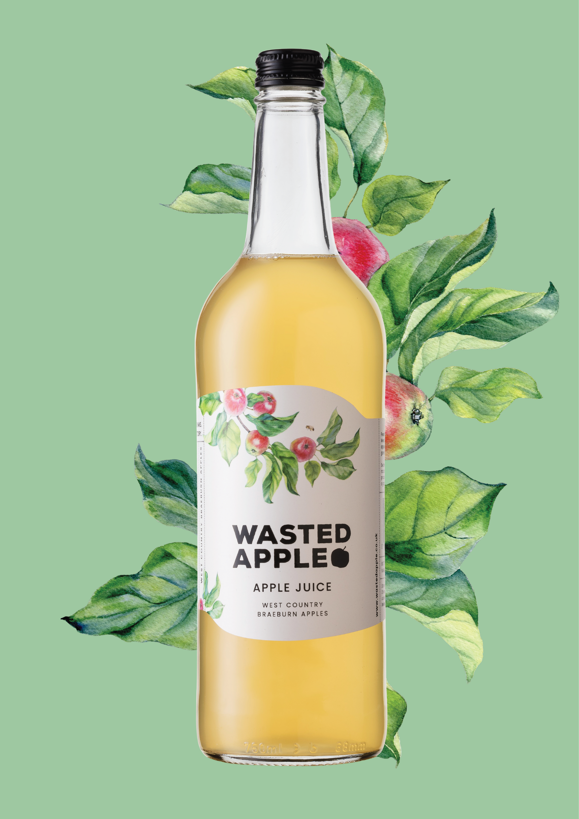 Braeburn Apple Juice - Single Variety - 6 x 750ml