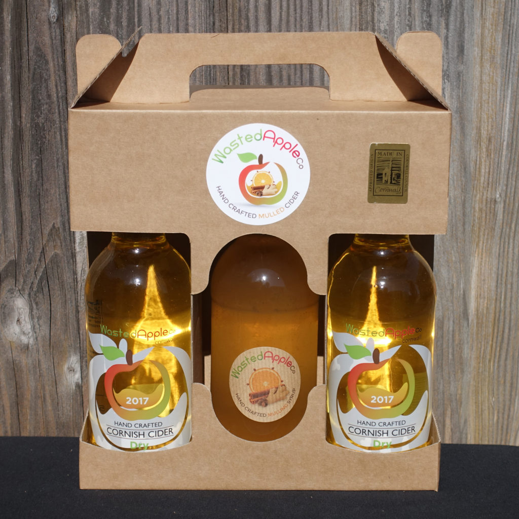 3 bottle presentation box of Mulled Cider