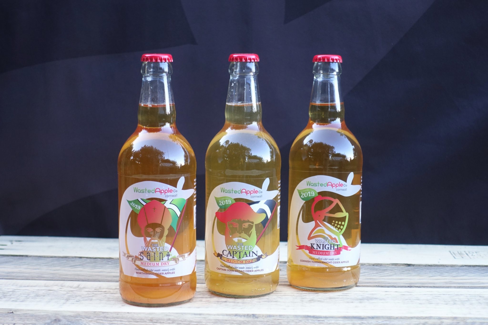 Bottle Of Cider With Apples